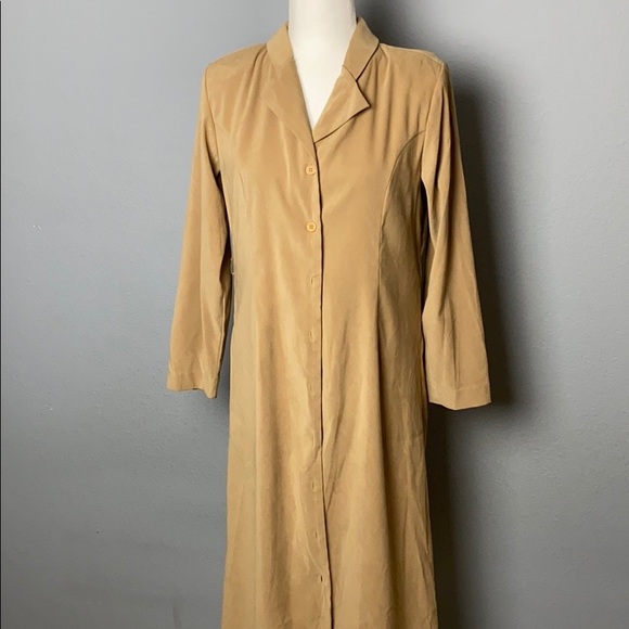 Tribeca Studio Tan Trench Coat - Picture 4 of 9